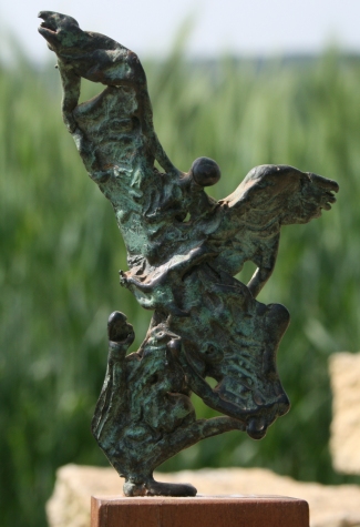 Edmond Potier - ANGE - bronze - 1994